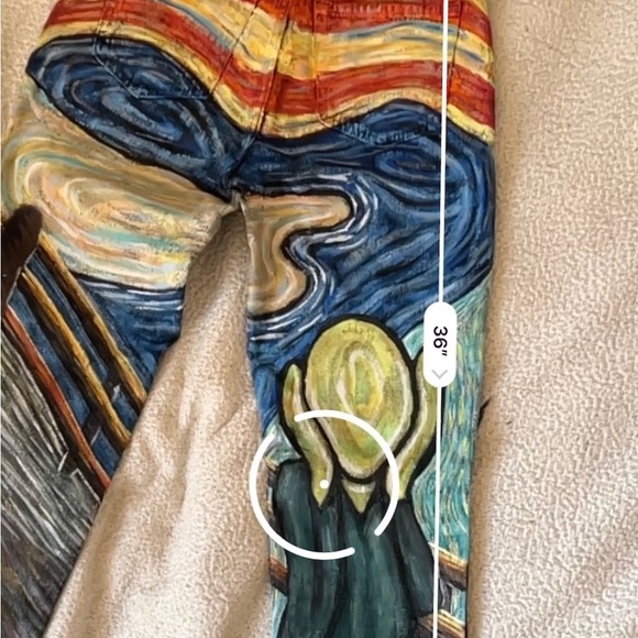 Hand-Painted Scream Pants - Picture 11 of 11